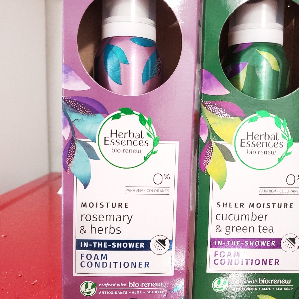 LAST ONE! Purple Herbal essence bio Moisture foam conditioner